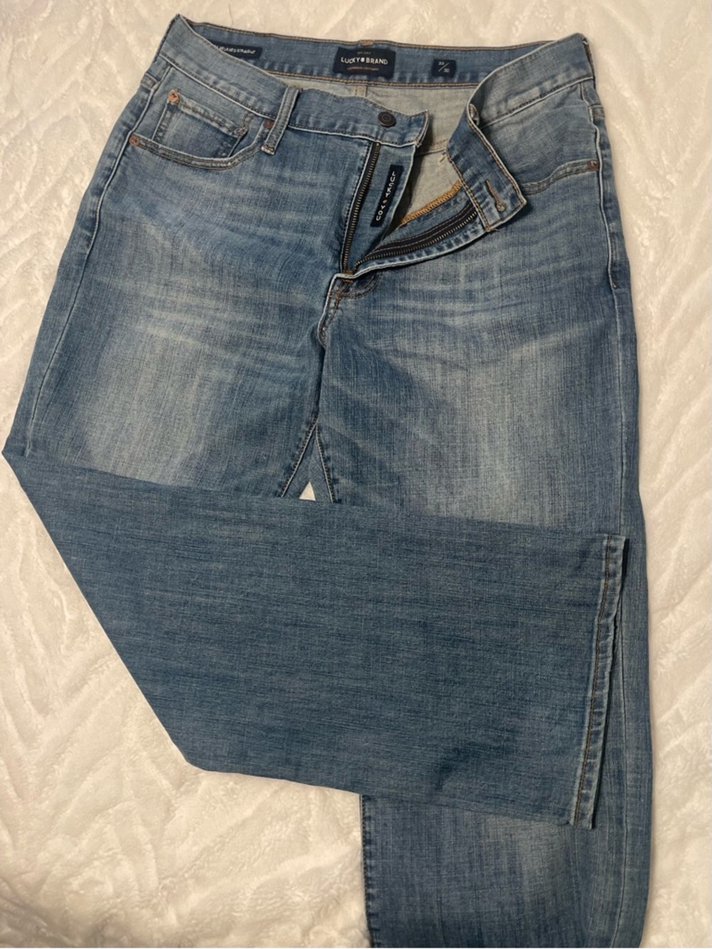 Lucky Brand Men's Medium Blue Straight Jeans